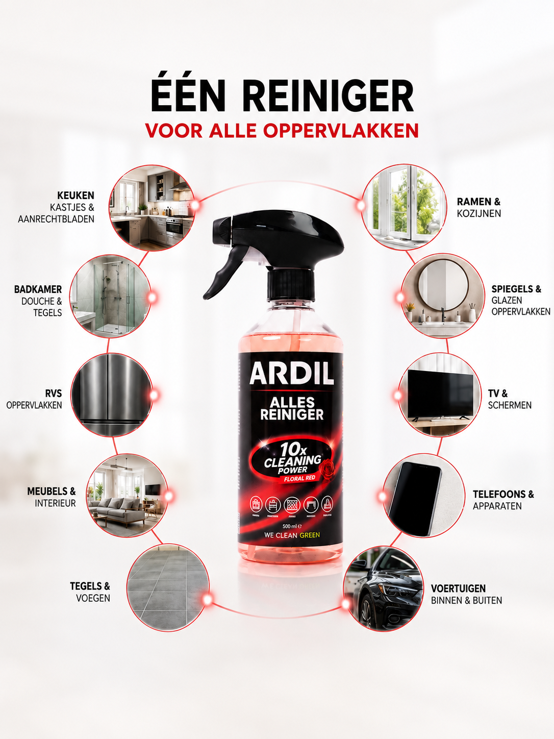 ARDIL Allesreiniger Floral Red
